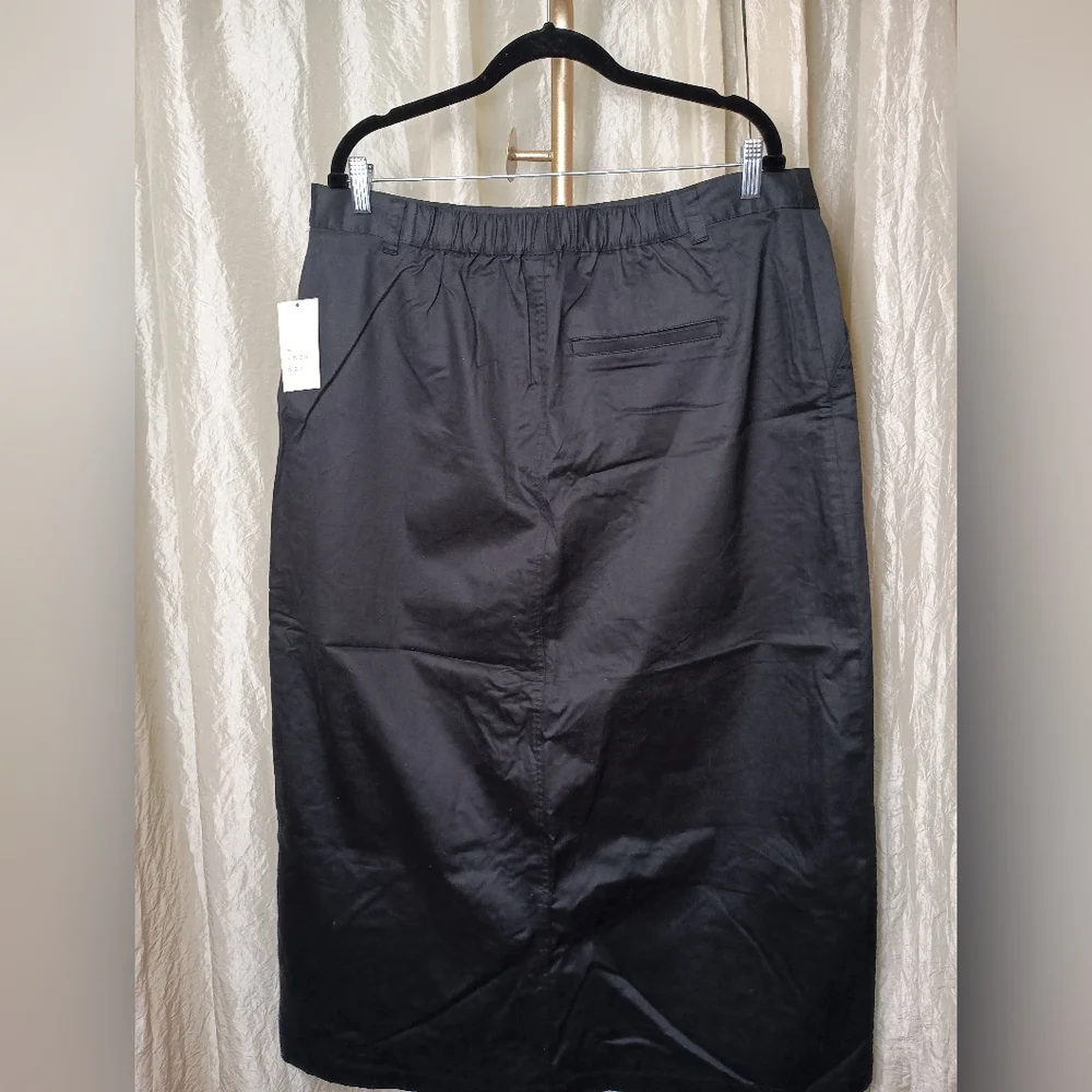 A New Day Women’s Utility Midi Skirt – XXL – NWT – Front Slit - Picture 3 of 13